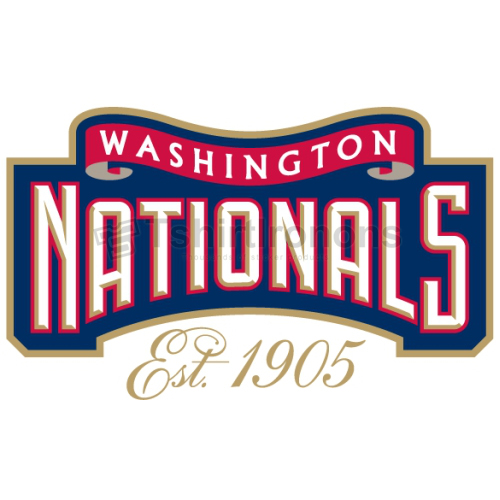 Washington Nationals T-shirts Iron On Transfers N2012 - Click Image to Close